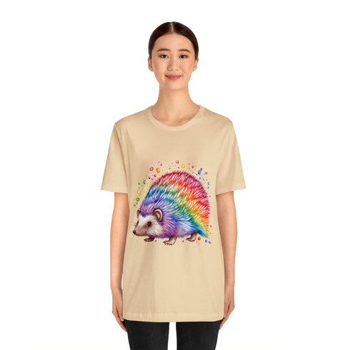 Rainbow Hedgehog - Short Sleeve Tee